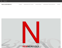 Tablet Screenshot of nicknewmont.com